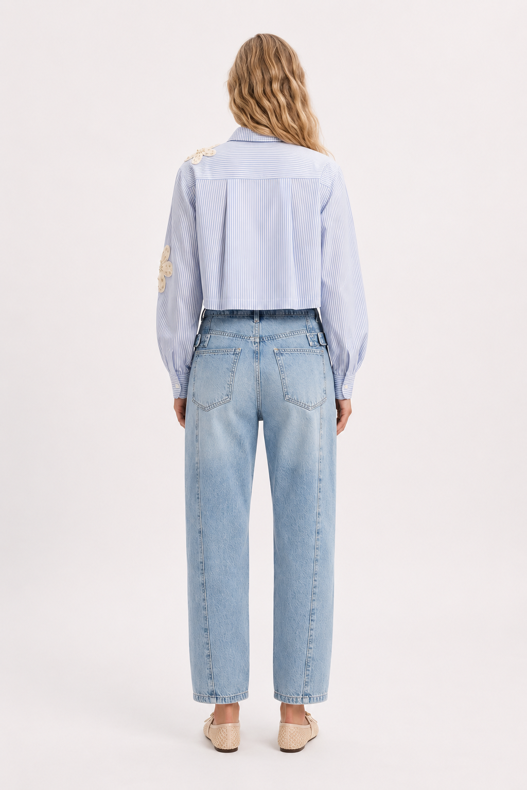 Linda Flower Patch Shirt
