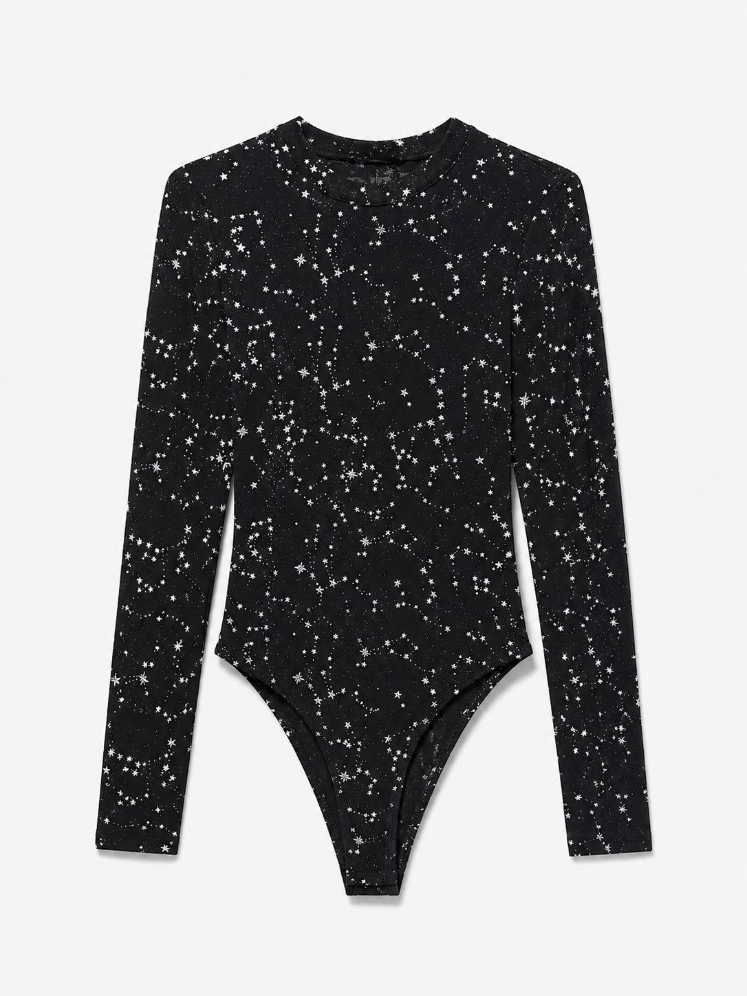 Stars Bodysuit - Black
