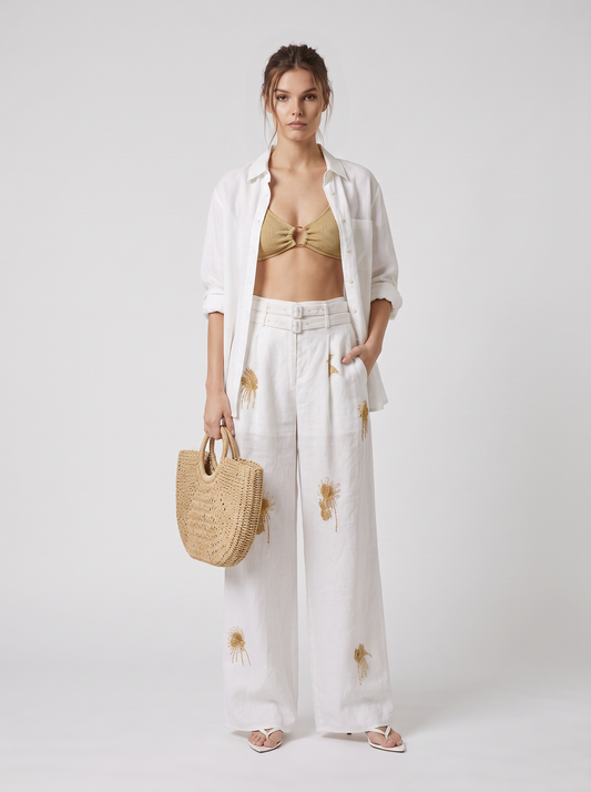 Sevda Pants - White
