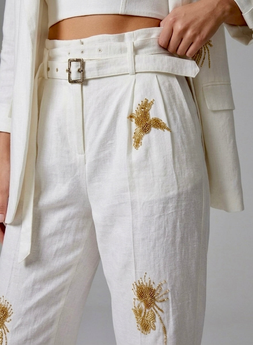 Sevda Pants - White