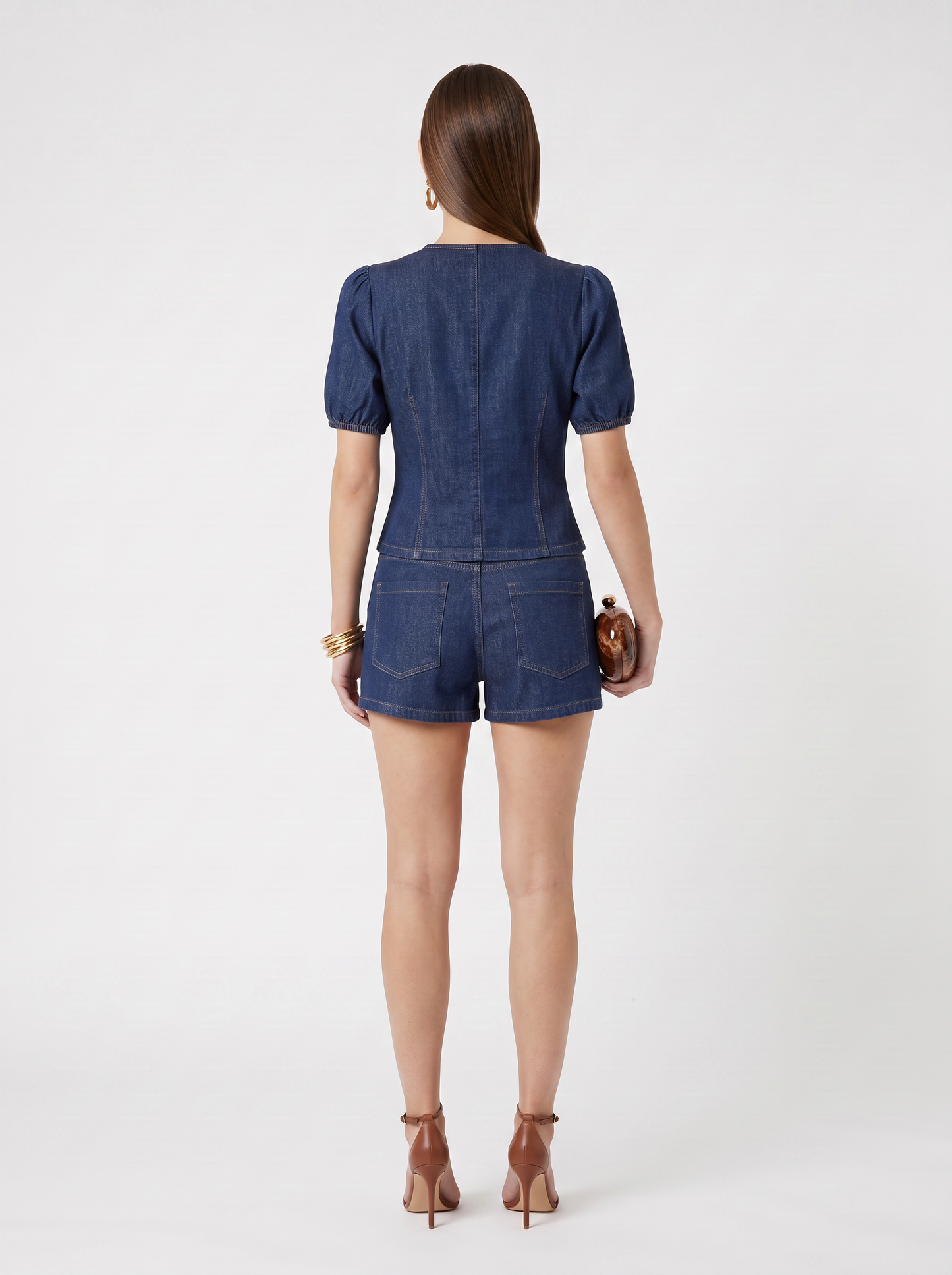 Sherry Denim Top